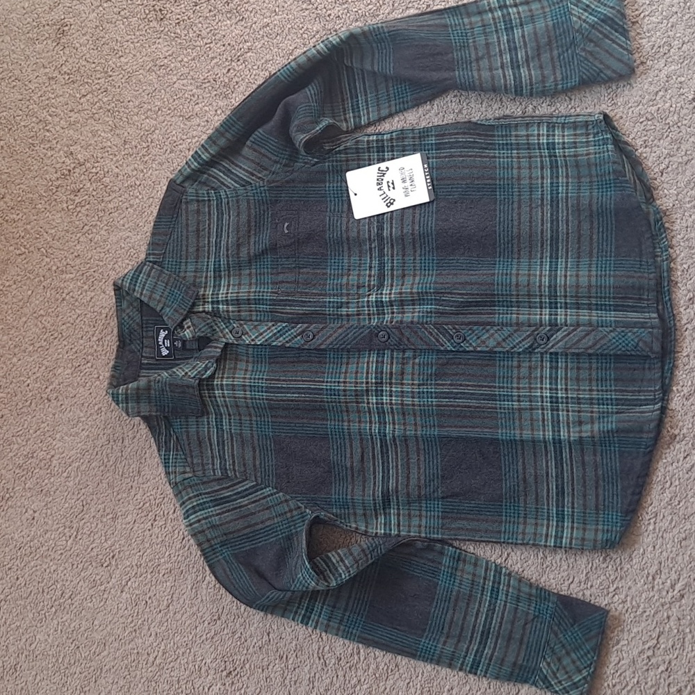 Boys Billabong Coastline Flannel Shirt